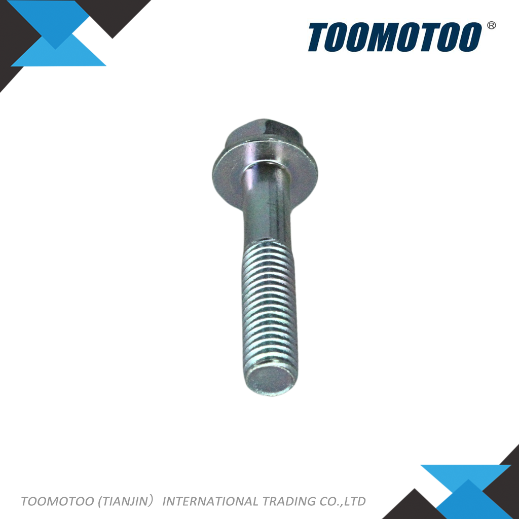 OEM&Alt Quality Forklift Spare Part Linde Ym26106080402 Hexagon Head Bolt (Electric Diesel)Basic Info. Model NO. YM26106080402 Surface Treatment Oxygenation Customized Customized Standard Standard Specification Weight (kg): 0, 02 Trademark TOOMOTOO Origin China HS Code 84312090 Production Capacity 500 PCS/Month Packaging & Delivery Package Size 10.00cm * 10.00cm * 10.00cm Package Gross Weight 1.000kg Product Description Product Description     Helix angle	right-handed Metric diameter of the thread D1-M (mm)	8 External thread type TA1	M8 Metric length between head and end L1-M (mm)	40 Fully threaded	NO Type of bolt head	A2 Type of bolt end	standard Metric pitch PM (mm)	1.25 Strength class SP-CL	8.8 Type of material	steel Largest metric spanner width WAF-M (mm)	12 Thread locker present on the thread	NO Movable lock washer present	NO DIN	6921 OEM&Alt Quality Forklift Spare Part Linde Ym26106080402 Hexagon Head Bolt (Electric Diesel) Main Products OEM&Alt Quality Forklift Spare Part Linde Ym26106080402 Hexagon Head Bolt (Electric Diesel)  Conpany Introduction OEM&Alt Quality Forklift Spare Part Linde Ym26106080402 Hexagon Head Bolt (Electric Diesel) TOOMOTOO (Tianjin)International trading Co.,Ltd is located in Shuangxin Street, Jinnan District, Tianjin, China. The transportation is very convenient, only 50 minutes drive from Tianjin port, 10 minutes from the urban district, and  20 minutes from Binhai International Airport. We provides spare parts, technical support and product development for forklifts of various brands. Focusing on forklift parts, we are committed to providing quality parts for forklifts worldwide.  What we do TOOMOTOO provides Parts and accessories for German brand forklifts, such as STILL, LINDE and JUNGHEINRICH. Parts for American brand forklifts, such as HYSTER-YALE, CLARK and CROWN. Parts and accessories applicable to Japanese brand forklifts, such as TOYOTA, NICHIYU, KOMATSU and TCM. Parts for Chinese brand forklifts, such as HELI, HANGCHA, LONKING, LIUGONG and EP.  Our partners  OEM&Alt Quality Forklift Spare Part Linde Ym26106080402 Hexagon Head Bolt (Electric Diesel)  Packaging & Shipping OEM&Alt Quality Forklift Spare Part Linde Ym26106080402 Hexagon Head Bolt (Electric Diesel)OEM&Alt Quality Forklift Spare Part Linde Ym26106080402 Hexagon Head Bolt (Electric Diesel)  Certifications OEM&Alt Quality Forklift Spare Part Linde Ym26106080402 Hexagon Head Bolt (Electric Diesel)  Exhibitions OEM&Alt Quality Forklift Spare Part Linde Ym26106080402 Hexagon Head Bolt (Electric Diesel) OEM&Alt Quality Forklift Spare Part Linde Ym26106080402 Hexagon Head Bolt (Electric Diesel) OEM&Alt Quality Forklift Spare Part Linde Ym26106080402 Hexagon Head Bolt (Electric Diesel)   Team of TOOMOTOO OEM&Alt Quality Forklift Spare Part Linde Ym26106080402 Hexagon Head Bolt (Electric Diesel)