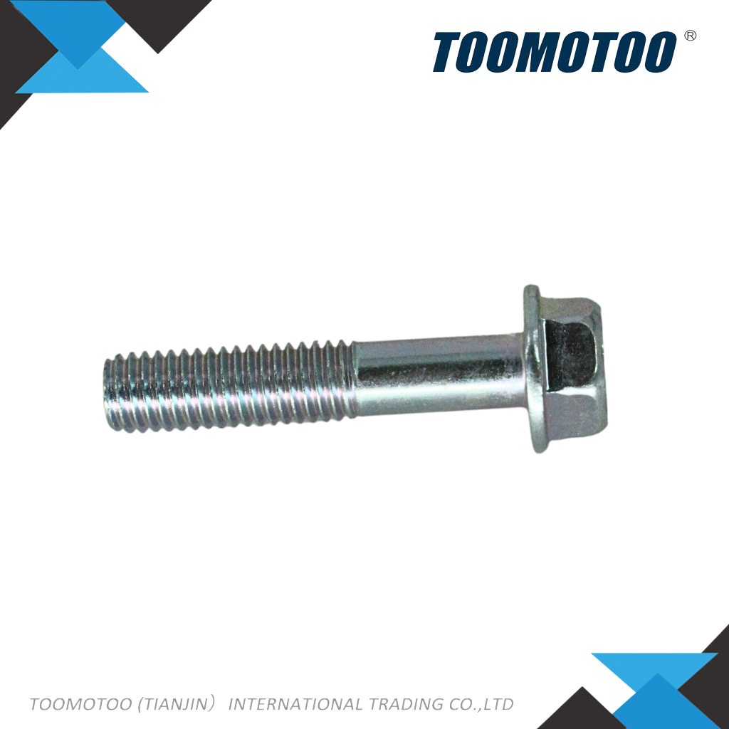 OEM&Alt Quality Forklift Spare Part Linde Ym26106080402 Hexagon Head Bolt (Electric Diesel)Basic Info. Model NO. YM26106080402 Surface Treatment Oxygenation Customized Customized Standard Standard Specification Weight (kg): 0, 02 Trademark TOOMOTOO Origin China HS Code 84312090 Production Capacity 500 PCS/Month Packaging & Delivery Package Size 10.00cm * 10.00cm * 10.00cm Package Gross Weight 1.000kg Product Description Product Description     Helix angle	right-handed Metric diameter of the thread D1-M (mm)	8 External thread type TA1	M8 Metric length between head and end L1-M (mm)	40 Fully threaded	NO Type of bolt head	A2 Type of bolt end	standard Metric pitch PM (mm)	1.25 Strength class SP-CL	8.8 Type of material	steel Largest metric spanner width WAF-M (mm)	12 Thread locker present on the thread	NO Movable lock washer present	NO DIN	6921 OEM&Alt Quality Forklift Spare Part Linde Ym26106080402 Hexagon Head Bolt (Electric Diesel) Main Products OEM&Alt Quality Forklift Spare Part Linde Ym26106080402 Hexagon Head Bolt (Electric Diesel)  Conpany Introduction OEM&Alt Quality Forklift Spare Part Linde Ym26106080402 Hexagon Head Bolt (Electric Diesel) TOOMOTOO (Tianjin)International trading Co.,Ltd is located in Shuangxin Street, Jinnan District, Tianjin, China. The transportation is very convenient, only 50 minutes drive from Tianjin port, 10 minutes from the urban district, and  20 minutes from Binhai International Airport. We provides spare parts, technical support and product development for forklifts of various brands. Focusing on forklift parts, we are committed to providing quality parts for forklifts worldwide.  What we do TOOMOTOO provides Parts and accessories for German brand forklifts, such as STILL, LINDE and JUNGHEINRICH. Parts for American brand forklifts, such as HYSTER-YALE, CLARK and CROWN. Parts and accessories applicable to Japanese brand forklifts, such as TOYOTA, NICHIYU, KOMATSU and TCM. Parts for Chinese brand forklifts, such as HELI, HANGCHA, LONKING, LIUGONG and EP.  Our partners  OEM&Alt Quality Forklift Spare Part Linde Ym26106080402 Hexagon Head Bolt (Electric Diesel)  Packaging & Shipping OEM&Alt Quality Forklift Spare Part Linde Ym26106080402 Hexagon Head Bolt (Electric Diesel)OEM&Alt Quality Forklift Spare Part Linde Ym26106080402 Hexagon Head Bolt (Electric Diesel)  Certifications OEM&Alt Quality Forklift Spare Part Linde Ym26106080402 Hexagon Head Bolt (Electric Diesel)  Exhibitions OEM&Alt Quality Forklift Spare Part Linde Ym26106080402 Hexagon Head Bolt (Electric Diesel) OEM&Alt Quality Forklift Spare Part Linde Ym26106080402 Hexagon Head Bolt (Electric Diesel) OEM&Alt Quality Forklift Spare Part Linde Ym26106080402 Hexagon Head Bolt (Electric Diesel)   Team of TOOMOTOO OEM&Alt Quality Forklift Spare Part Linde Ym26106080402 Hexagon Head Bolt (Electric Diesel)