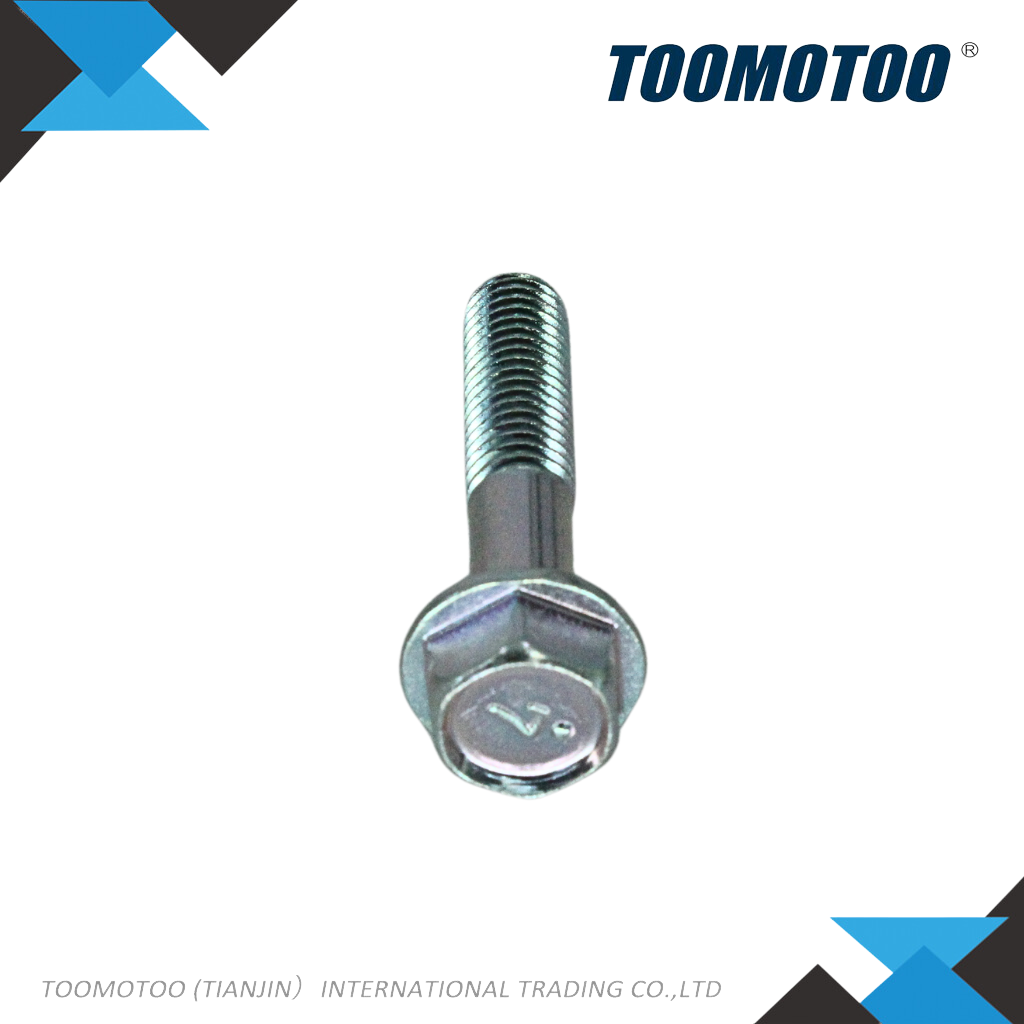 OEM&Alt Quality Forklift Spare Part Linde Ym26106080402 Hexagon Head Bolt (Electric Diesel)Basic Info. Model NO. YM26106080402 Surface Treatment Oxygenation Customized Customized Standard Standard Specification Weight (kg): 0, 02 Trademark TOOMOTOO Origin China HS Code 84312090 Production Capacity 500 PCS/Month Packaging & Delivery Package Size 10.00cm * 10.00cm * 10.00cm Package Gross Weight 1.000kg Product Description Product Description     Helix angle	right-handed Metric diameter of the thread D1-M (mm)	8 External thread type TA1	M8 Metric length between head and end L1-M (mm)	40 Fully threaded	NO Type of bolt head	A2 Type of bolt end	standard Metric pitch PM (mm)	1.25 Strength class SP-CL	8.8 Type of material	steel Largest metric spanner width WAF-M (mm)	12 Thread locker present on the thread	NO Movable lock washer present	NO DIN	6921 OEM&Alt Quality Forklift Spare Part Linde Ym26106080402 Hexagon Head Bolt (Electric Diesel) Main Products OEM&Alt Quality Forklift Spare Part Linde Ym26106080402 Hexagon Head Bolt (Electric Diesel)  Conpany Introduction OEM&Alt Quality Forklift Spare Part Linde Ym26106080402 Hexagon Head Bolt (Electric Diesel) TOOMOTOO (Tianjin)International trading Co.,Ltd is located in Shuangxin Street, Jinnan District, Tianjin, China. The transportation is very convenient, only 50 minutes drive from Tianjin port, 10 minutes from the urban district, and  20 minutes from Binhai International Airport. We provides spare parts, technical support and product development for forklifts of various brands. Focusing on forklift parts, we are committed to providing quality parts for forklifts worldwide.  What we do TOOMOTOO provides Parts and accessories for German brand forklifts, such as STILL, LINDE and JUNGHEINRICH. Parts for American brand forklifts, such as HYSTER-YALE, CLARK and CROWN. Parts and accessories applicable to Japanese brand forklifts, such as TOYOTA, NICHIYU, KOMATSU and TCM. Parts for Chinese brand forklifts, such as HELI, HANGCHA, LONKING, LIUGONG and EP.  Our partners  OEM&Alt Quality Forklift Spare Part Linde Ym26106080402 Hexagon Head Bolt (Electric Diesel)  Packaging & Shipping OEM&Alt Quality Forklift Spare Part Linde Ym26106080402 Hexagon Head Bolt (Electric Diesel)OEM&Alt Quality Forklift Spare Part Linde Ym26106080402 Hexagon Head Bolt (Electric Diesel)  Certifications OEM&Alt Quality Forklift Spare Part Linde Ym26106080402 Hexagon Head Bolt (Electric Diesel)  Exhibitions OEM&Alt Quality Forklift Spare Part Linde Ym26106080402 Hexagon Head Bolt (Electric Diesel) OEM&Alt Quality Forklift Spare Part Linde Ym26106080402 Hexagon Head Bolt (Electric Diesel) OEM&Alt Quality Forklift Spare Part Linde Ym26106080402 Hexagon Head Bolt (Electric Diesel)   Team of TOOMOTOO OEM&Alt Quality Forklift Spare Part Linde Ym26106080402 Hexagon Head Bolt (Electric Diesel)