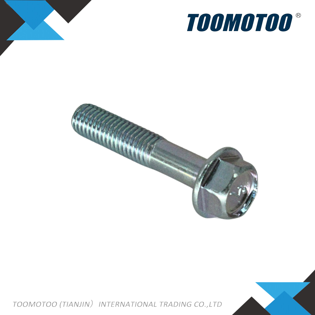 OEM&Alt Quality Forklift Spare Part Linde Ym26106080402 Hexagon Head Bolt (Electric Diesel)Basic Info. Model NO. YM26106080402 Surface Treatment Oxygenation Customized Customized Standard Standard Specification Weight (kg): 0, 02 Trademark TOOMOTOO Origin China HS Code 84312090 Production Capacity 500 PCS/Month Packaging & Delivery Package Size 10.00cm * 10.00cm * 10.00cm Package Gross Weight 1.000kg Product Description Product Description     Helix angle	right-handed Metric diameter of the thread D1-M (mm)	8 External thread type TA1	M8 Metric length between head and end L1-M (mm)	40 Fully threaded	NO Type of bolt head	A2 Type of bolt end	standard Metric pitch PM (mm)	1.25 Strength class SP-CL	8.8 Type of material	steel Largest metric spanner width WAF-M (mm)	12 Thread locker present on the thread	NO Movable lock washer present	NO DIN	6921 OEM&Alt Quality Forklift Spare Part Linde Ym26106080402 Hexagon Head Bolt (Electric Diesel) Main Products OEM&Alt Quality Forklift Spare Part Linde Ym26106080402 Hexagon Head Bolt (Electric Diesel)  Conpany Introduction OEM&Alt Quality Forklift Spare Part Linde Ym26106080402 Hexagon Head Bolt (Electric Diesel) TOOMOTOO (Tianjin)International trading Co.,Ltd is located in Shuangxin Street, Jinnan District, Tianjin, China. The transportation is very convenient, only 50 minutes drive from Tianjin port, 10 minutes from the urban district, and  20 minutes from Binhai International Airport. We provides spare parts, technical support and product development for forklifts of various brands. Focusing on forklift parts, we are committed to providing quality parts for forklifts worldwide.  What we do TOOMOTOO provides Parts and accessories for German brand forklifts, such as STILL, LINDE and JUNGHEINRICH. Parts for American brand forklifts, such as HYSTER-YALE, CLARK and CROWN. Parts and accessories applicable to Japanese brand forklifts, such as TOYOTA, NICHIYU, KOMATSU and TCM. Parts for Chinese brand forklifts, such as HELI, HANGCHA, LONKING, LIUGONG and EP.  Our partners  OEM&Alt Quality Forklift Spare Part Linde Ym26106080402 Hexagon Head Bolt (Electric Diesel)  Packaging & Shipping OEM&Alt Quality Forklift Spare Part Linde Ym26106080402 Hexagon Head Bolt (Electric Diesel)OEM&Alt Quality Forklift Spare Part Linde Ym26106080402 Hexagon Head Bolt (Electric Diesel)  Certifications OEM&Alt Quality Forklift Spare Part Linde Ym26106080402 Hexagon Head Bolt (Electric Diesel)  Exhibitions OEM&Alt Quality Forklift Spare Part Linde Ym26106080402 Hexagon Head Bolt (Electric Diesel) OEM&Alt Quality Forklift Spare Part Linde Ym26106080402 Hexagon Head Bolt (Electric Diesel) OEM&Alt Quality Forklift Spare Part Linde Ym26106080402 Hexagon Head Bolt (Electric Diesel)   Team of TOOMOTOO OEM&Alt Quality Forklift Spare Part Linde Ym26106080402 Hexagon Head Bolt (Electric Diesel)