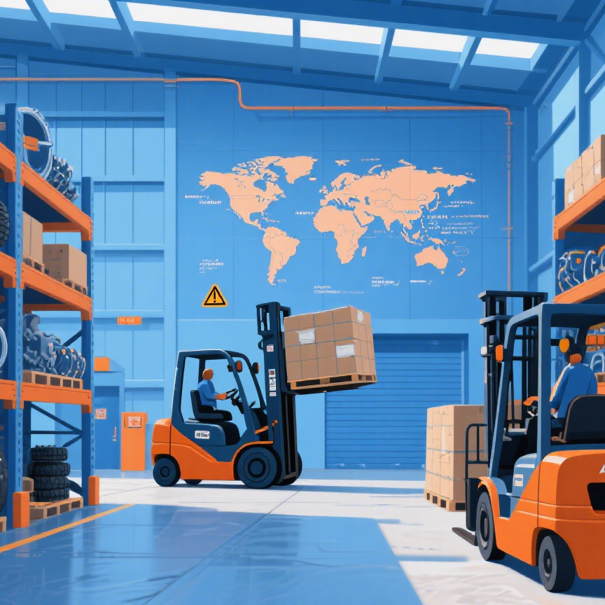 Global Forklift Parts Supply Chain Reshaping: Asia-Pacific Emerges as International Procurement Hub